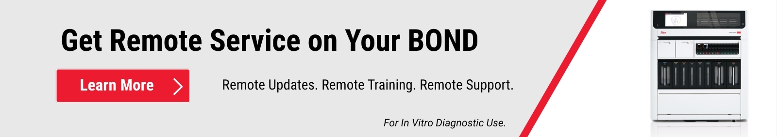 Get remote service from Leica Biosystems on your BOND IHC ISH staining instrument