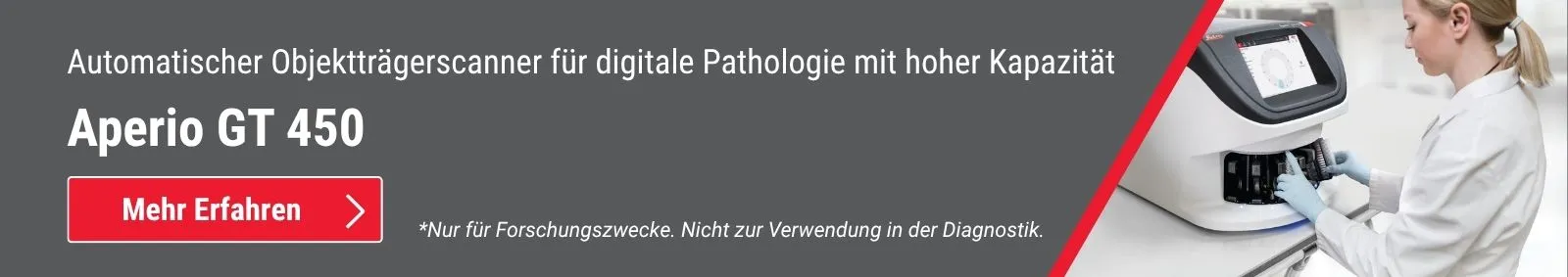 Automatischer Objektträgerscanner für die digitale Pathologie mit hoher Kapazität