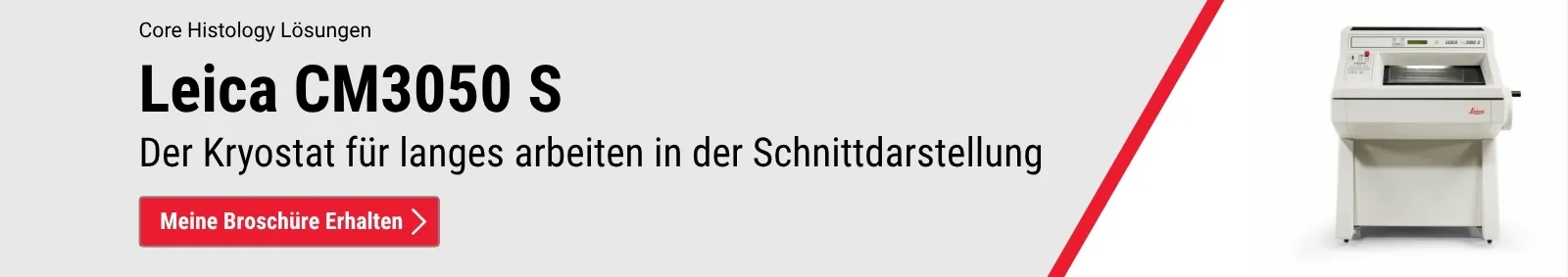 Kryostat für lange Schneidesitzungen
