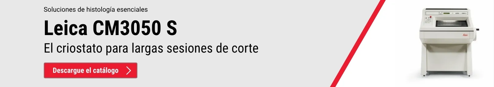 Criostato para largas sesiones de corte
