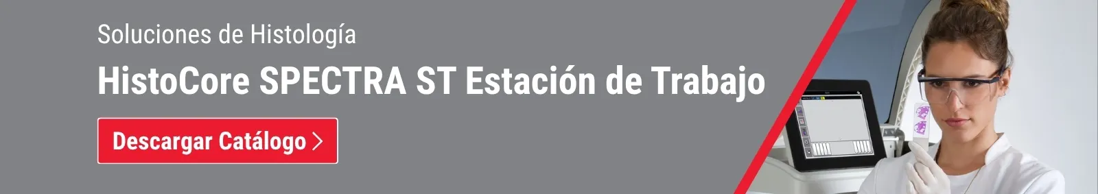 La estación de tinción HistoCore SPECTRA ST es una estación de tinción con H&E rutinaria de alto rendimiento