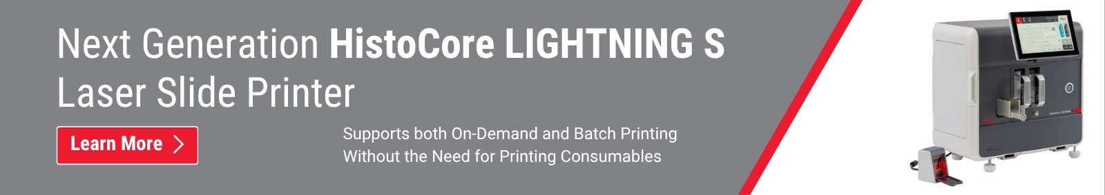 Next generation HistoCore LIGHTNING S laser slide printer
