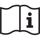 Consult instructions for use symbol