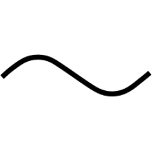 Single phase alternating current symbol