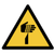 Warning sharp element symbol