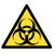 Warning biological hazard symbol