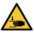 Warning crushing of hands symbol