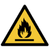 Warning flammable material symbol