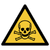 Warning toxic material symbol
