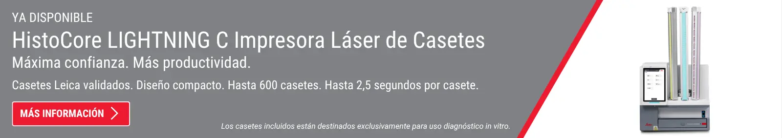 NOW AVAILABLE HistoCore LIGHTNING C Laser Cassette Printer