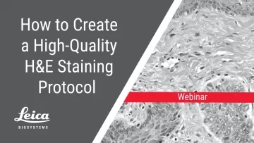 How to Create a High-Quality H&E Staining Protocol Webinar Thumbnail