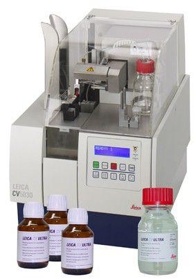 Leica Biosystems Nussloch offers the Leica ST Ultra clearing reagent designed to be used as a Xylene replacement during tissue deparaffinization and embedding processes, staining and coverslipping. ST Ultra is an ISO-Paraffin based clearing reagent. ISO-p