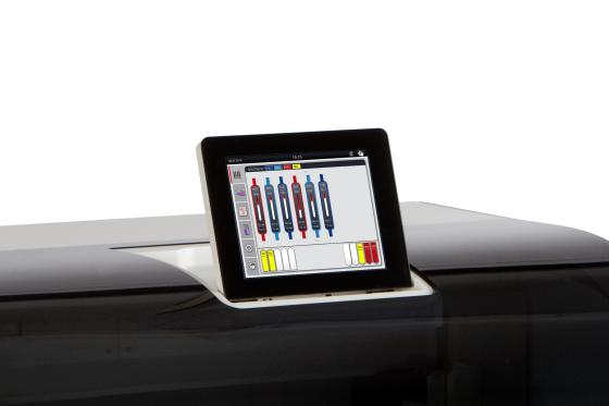 The intuitive software gives full process control.