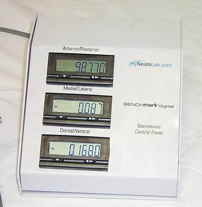 Digital Stereotaxic Instrument with Fine Drive