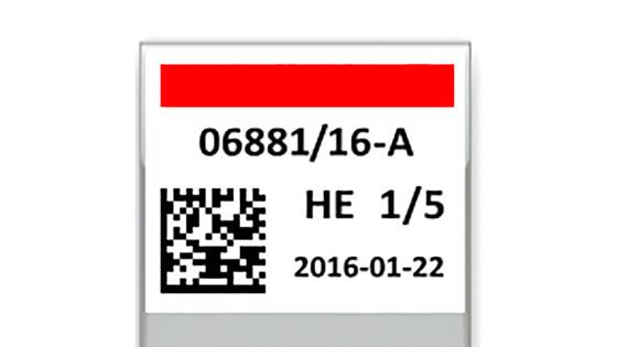 Exceptionally sharp imprints with high-quality barcodes.