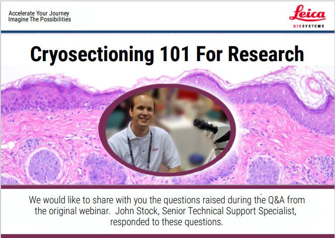 Cryosectioning