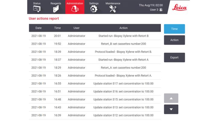 HistoCore PEGAS View report feature