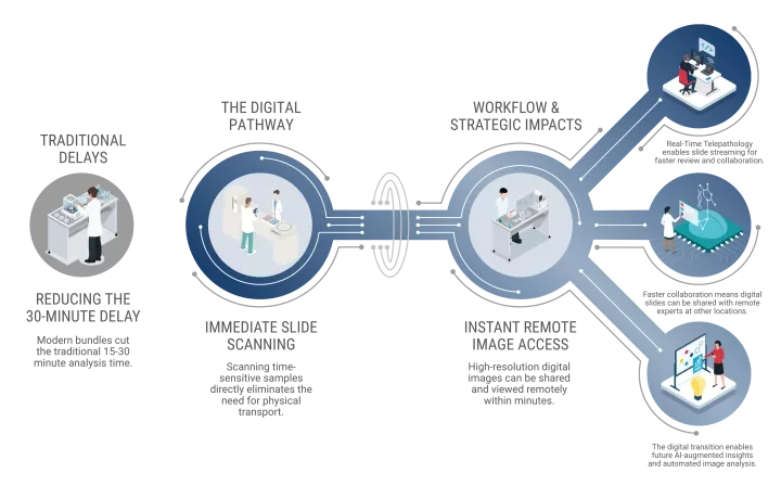 Leica Biosystems Frozen Sectioning Solutions Workflow Diagram